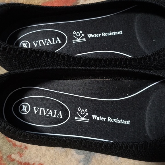 Brand New VIVAIA Black Stretch Pointed Toe Flats 38 - Picture 2 of 4